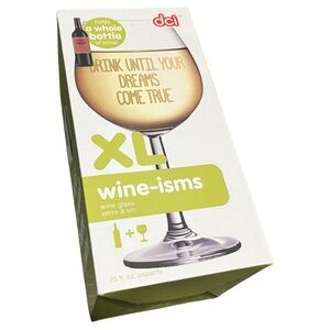 NIB XL Wine Glass